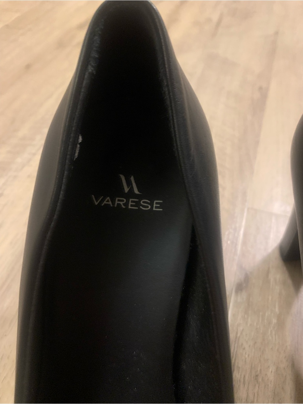 Varese Classic Black Heels - Picture 5 of 6